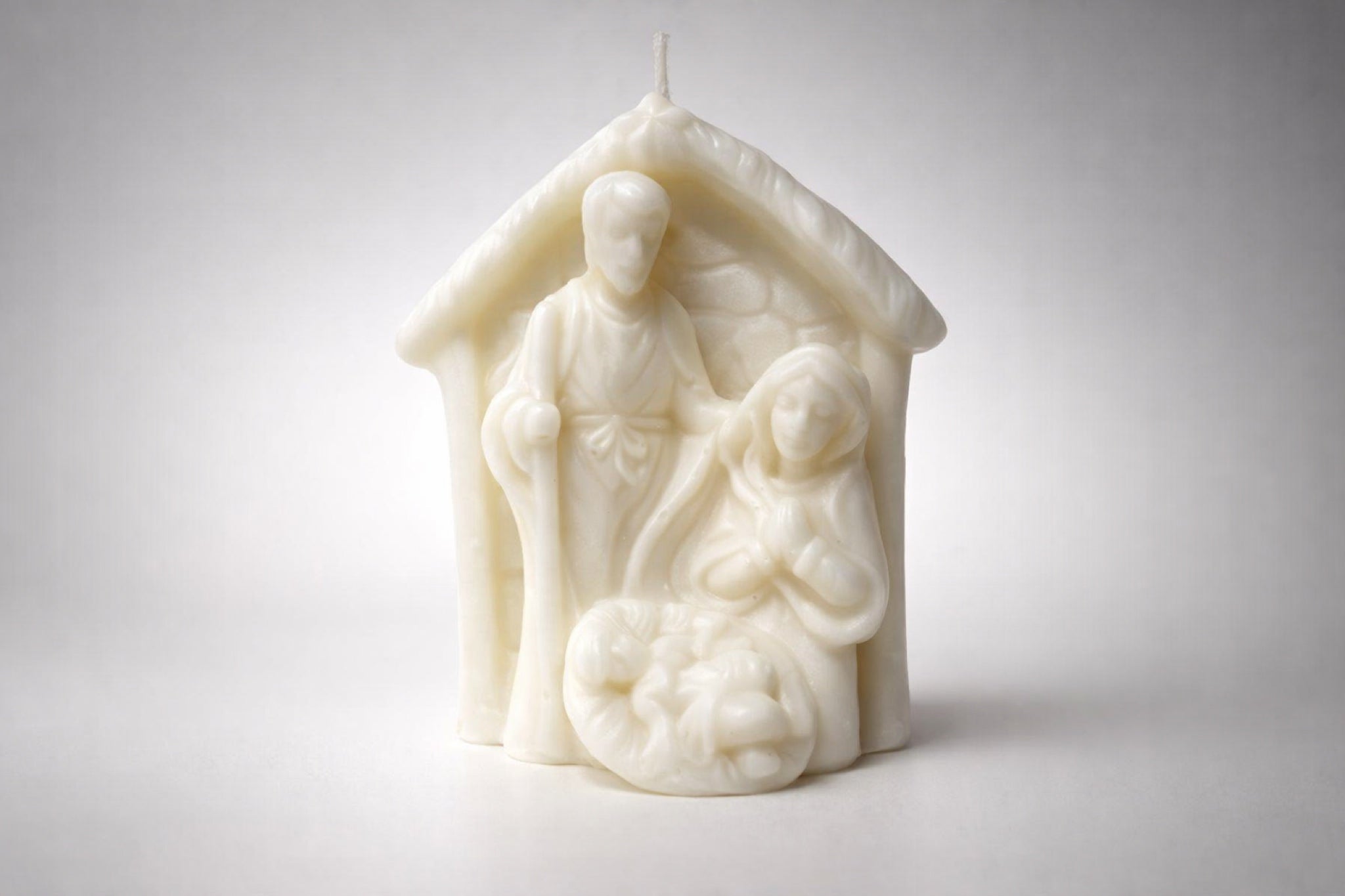 Krippenkerze „Heilige Nacht“ – Weihnachtskerze