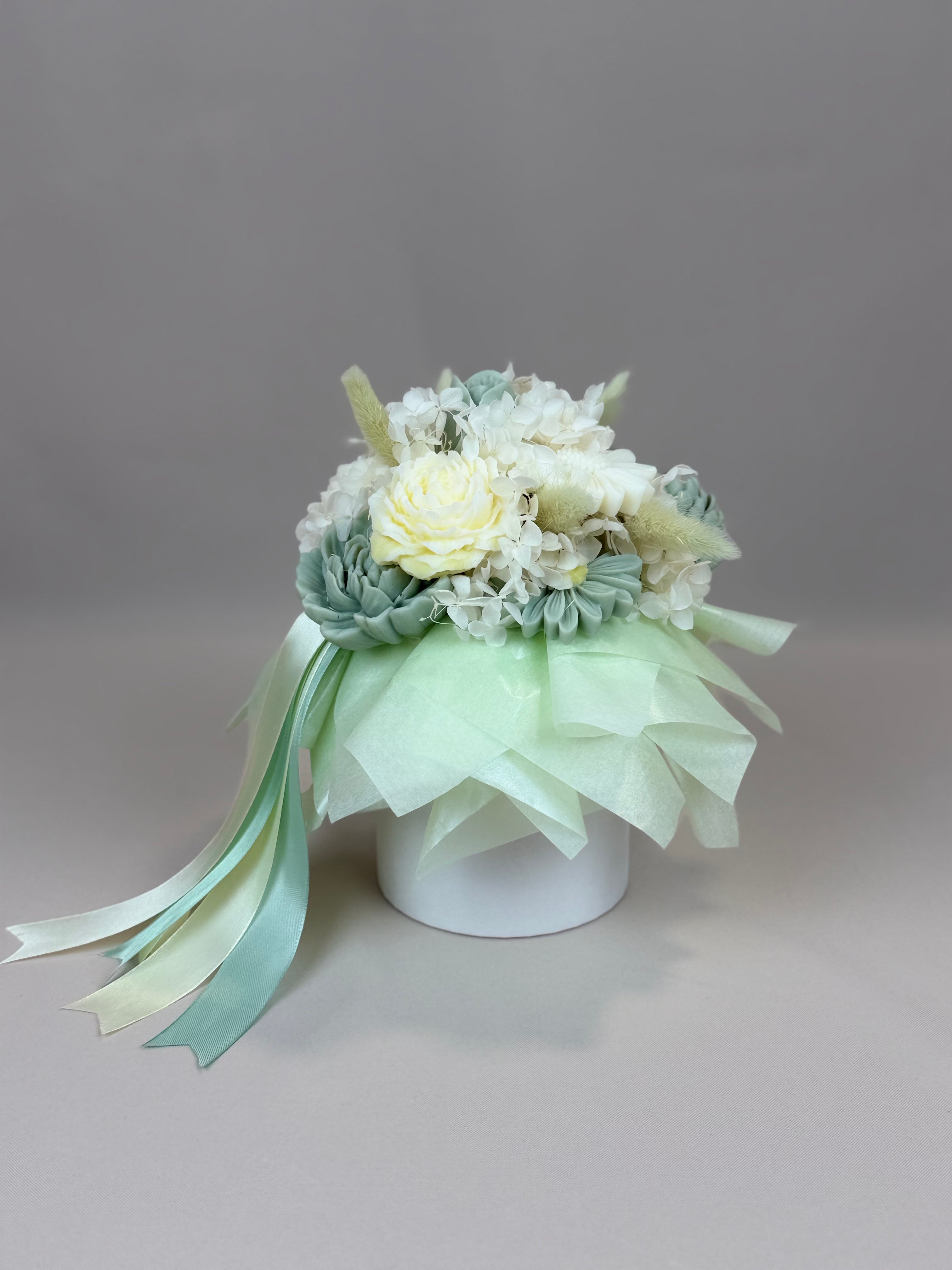 Blumenstrauß aus Rapswachs mit Duft I Mela Mint
