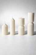 Ribbed Candle Set 