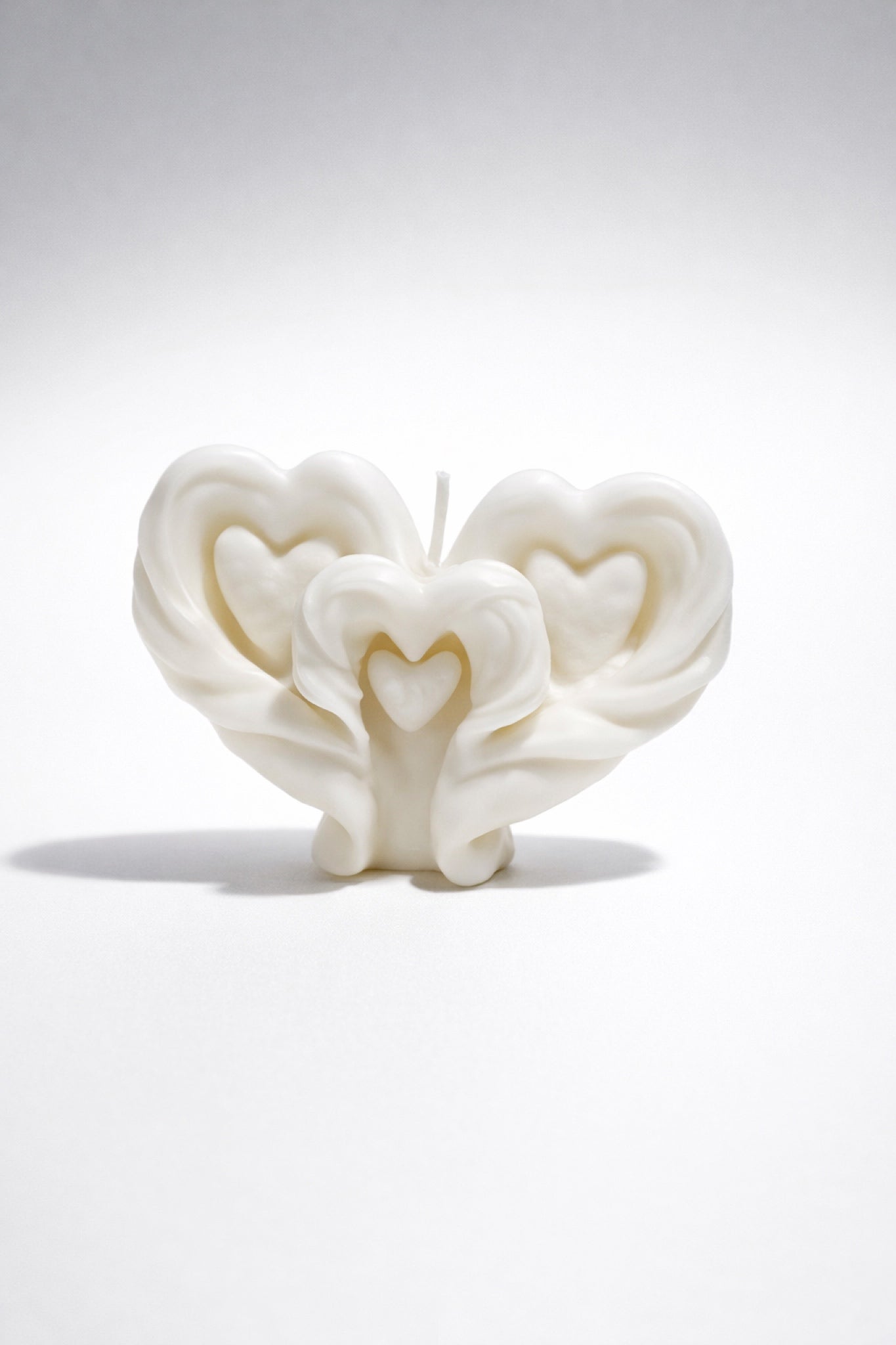 Herzkerze – Dreifaches Herz Kerze als Geschenk