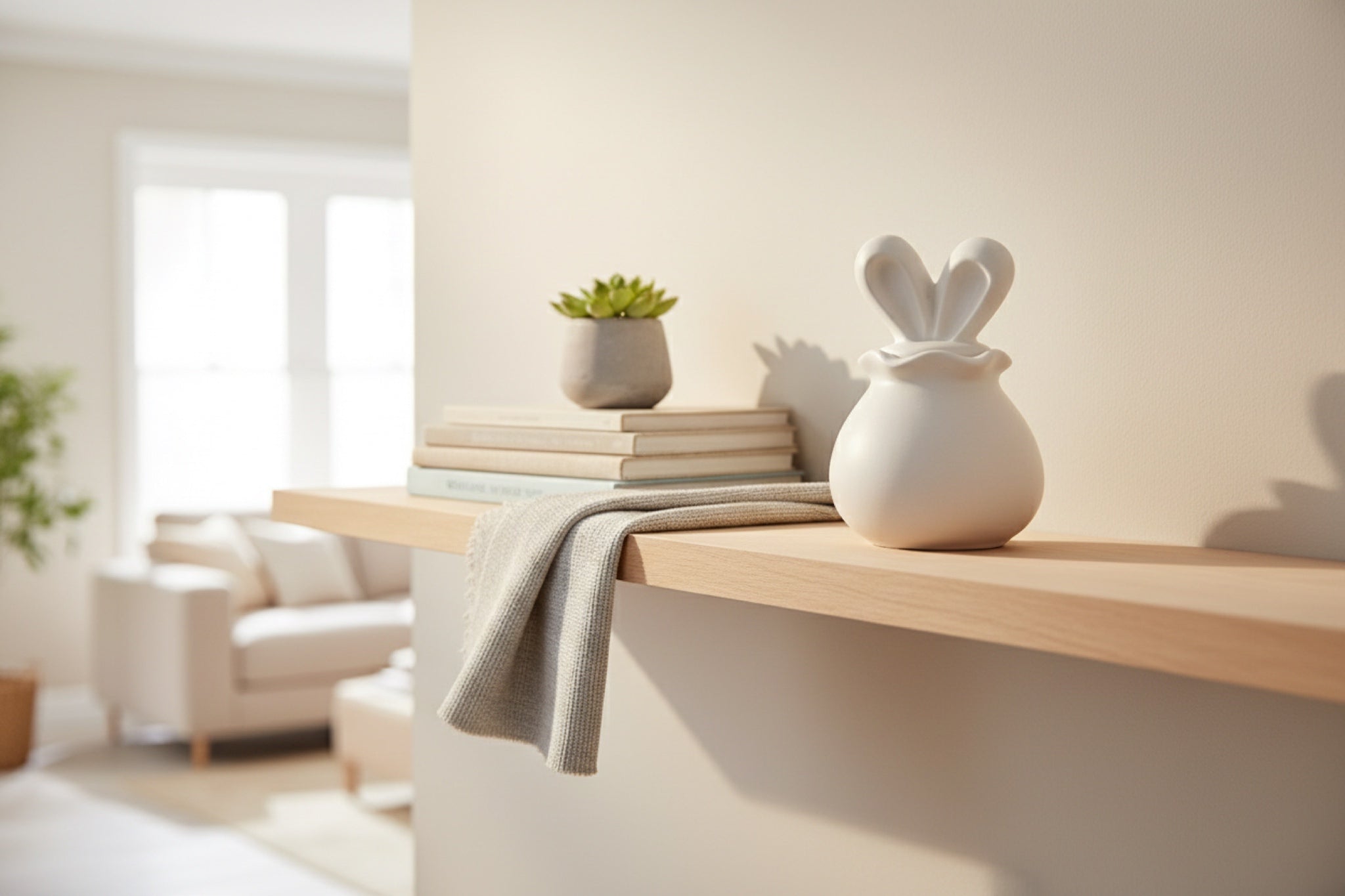 Echo – Jesmonite Dose mit skulpturalem Deckel