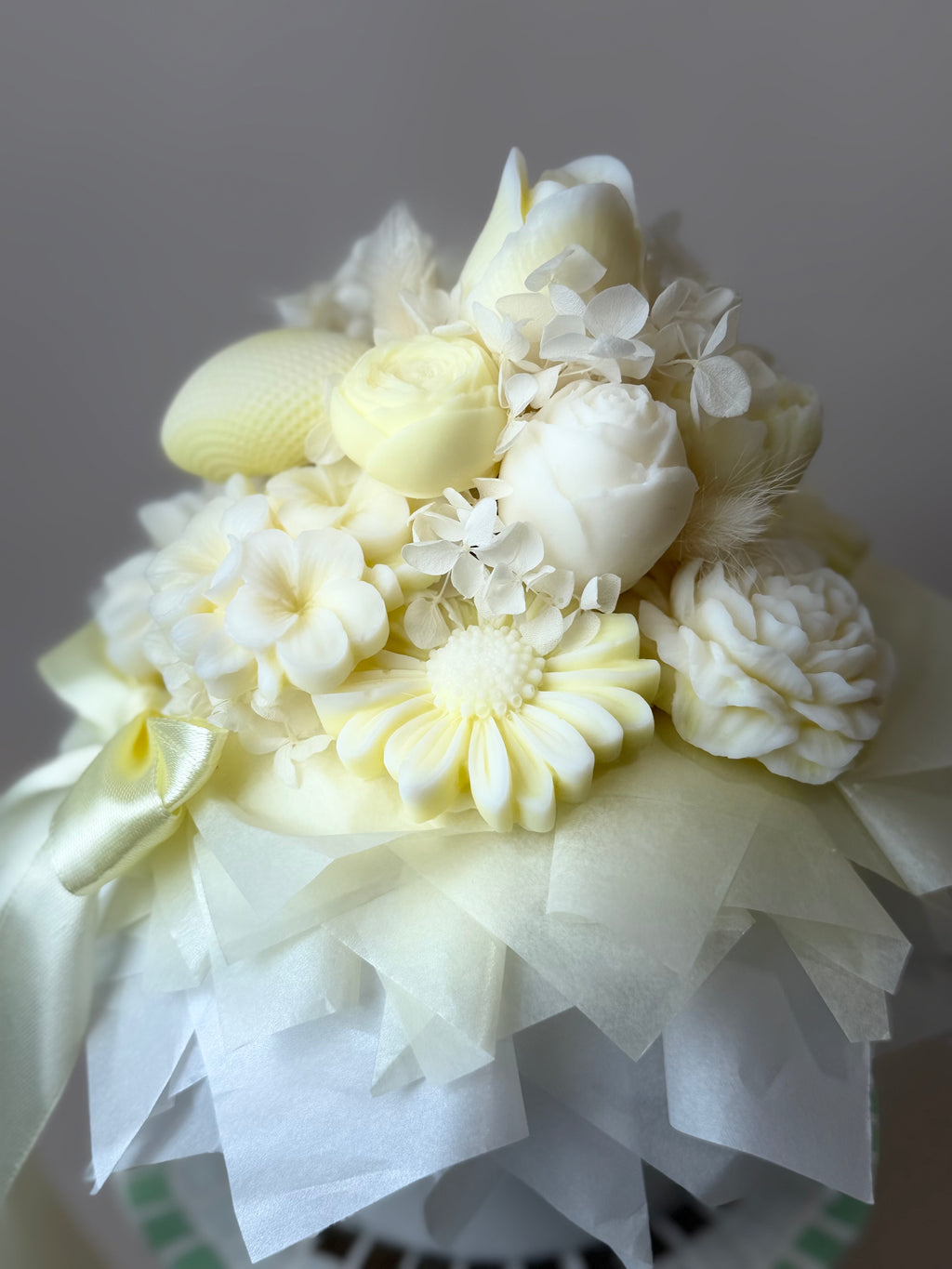 Blumenstrauß aus Sojawachs mit Duft I Bouquet de Cire