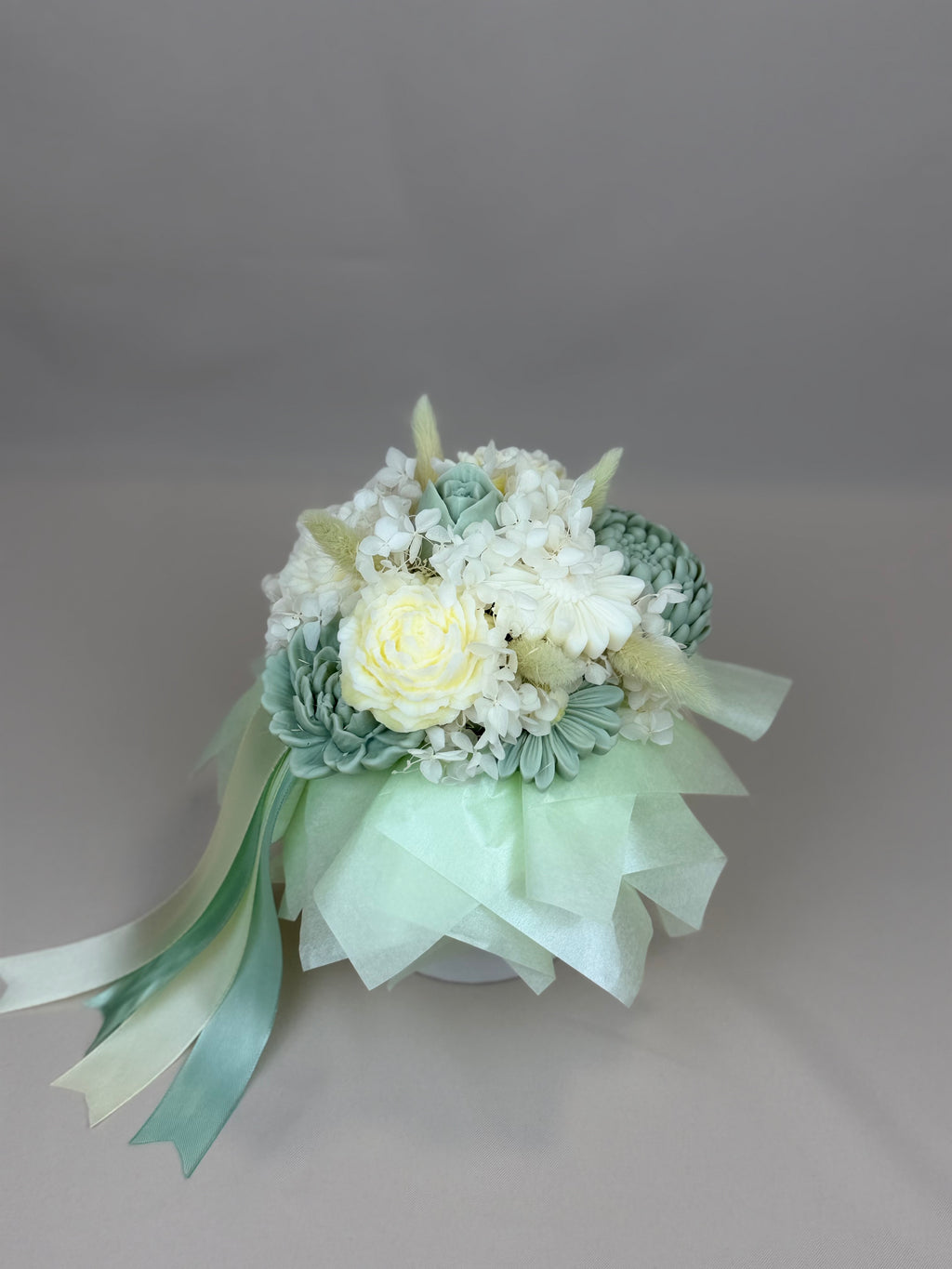 Blumenstrauß aus Rapswachs mit Duft I Mela Mint